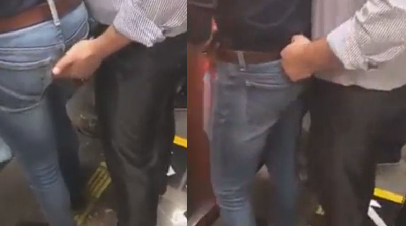 Slutty gay boy on the subway